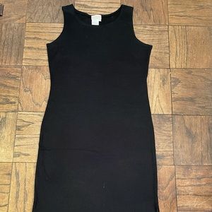 Long black Coldwater Creek sleeveless dress